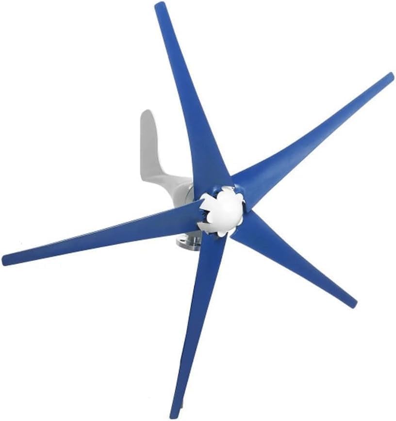 CHRISK Wind Turbine Generator, Windmill Generator 5000W Wind Turbine 5 Blades Wind Controller Turbine Generator Kit Three-Phase AC Permanent Magnet Synchronous Generator
