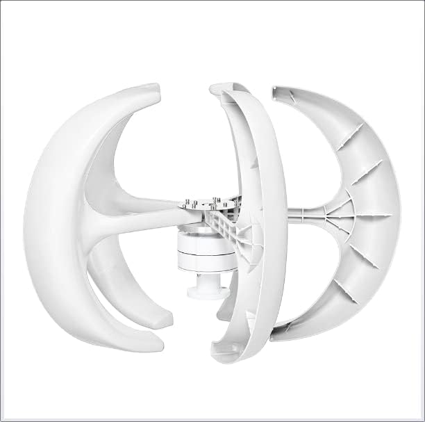 8000W 12V 24V Wind Power Turbine Generator 5 Blades Generator Lantern Vertical Axis Wind Turbine with Controller for Streetlight