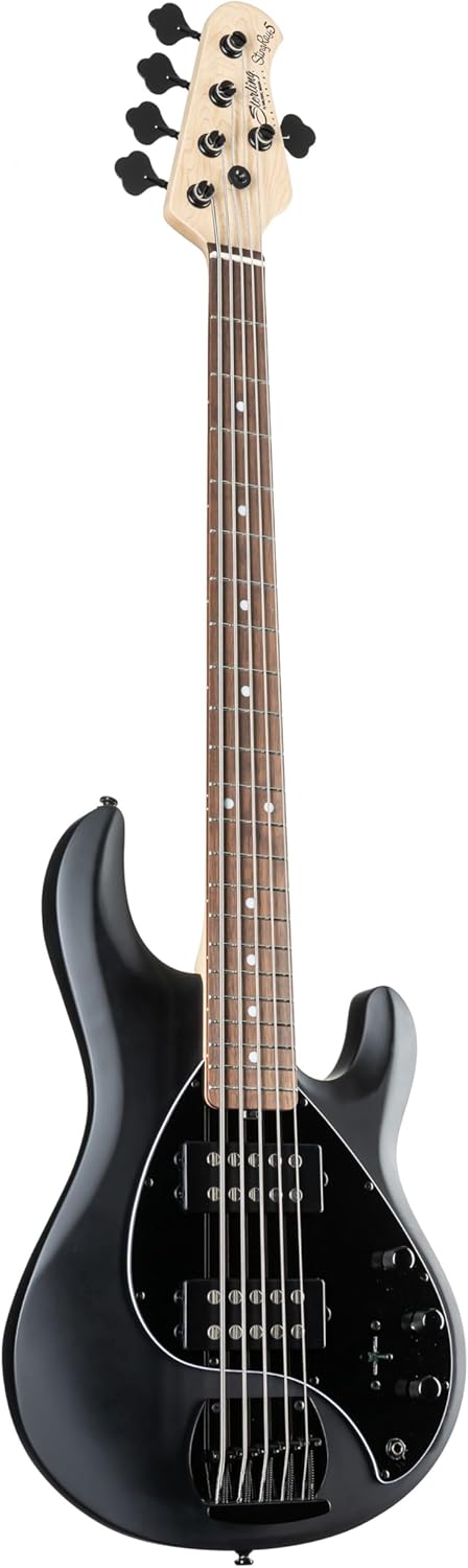Sterling By Music Man StingRay RAY5HH Bass Guitar - Stealth Black