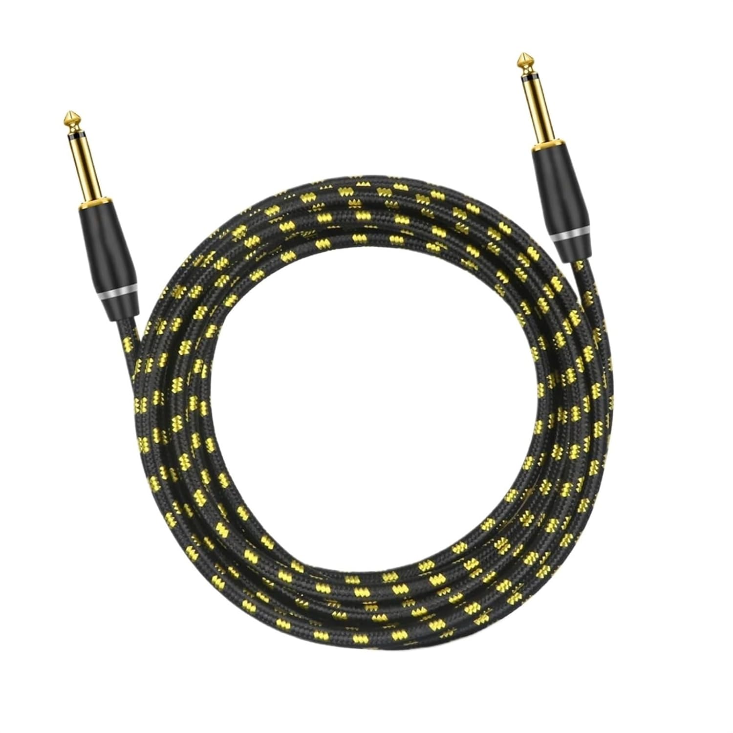 Pro Audio Cable Guitar Cable 6.5mm Amp Cord 1/4 Inch to 1/4 Inch Cable for Bass Keyboard Mixer Amplifier Speaker and More(TS,10m)