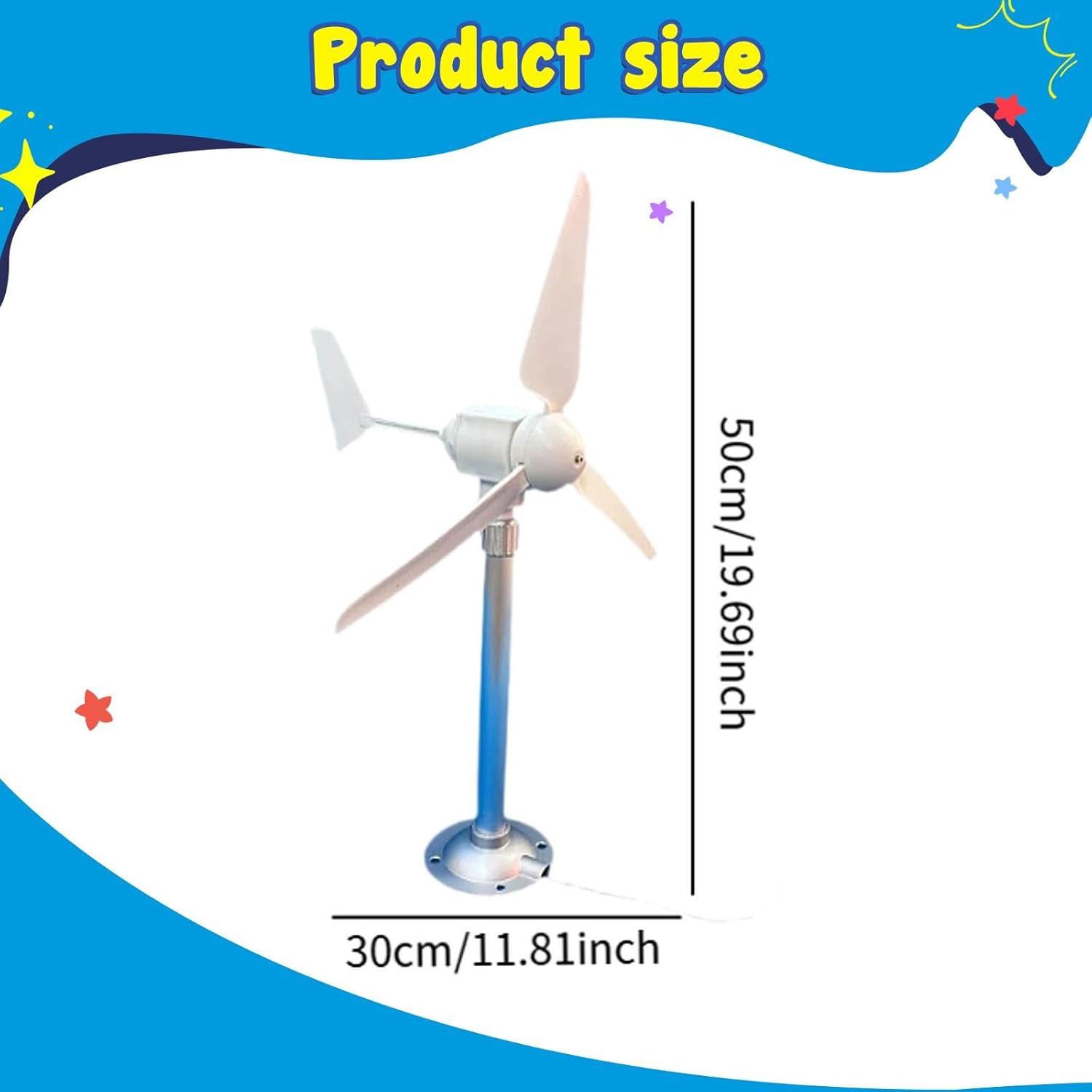 Small Wind Turbine Wind Power Professional Automatic Steering DIY Miniature Horizontal