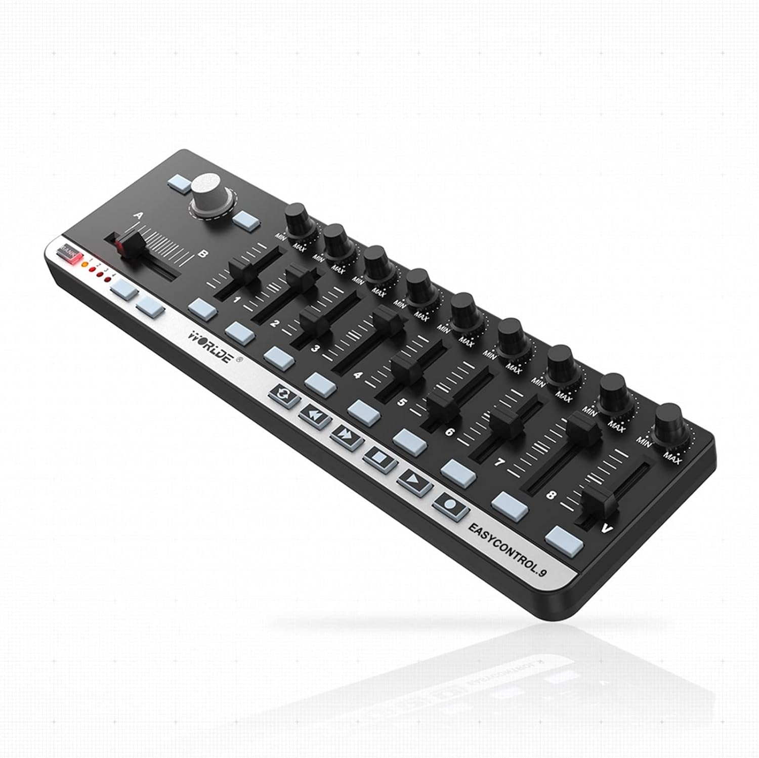KESHUO Electric Keyboard Portable Mini USB 9 Slim-Line Control MIDI Controller Electronic Musical Instrument