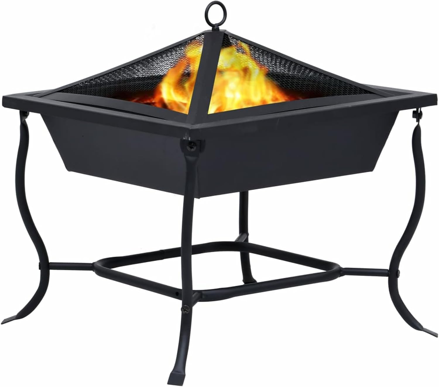 Fire Pits & Outdoor Fireplaces Fire Pit Black 16.5