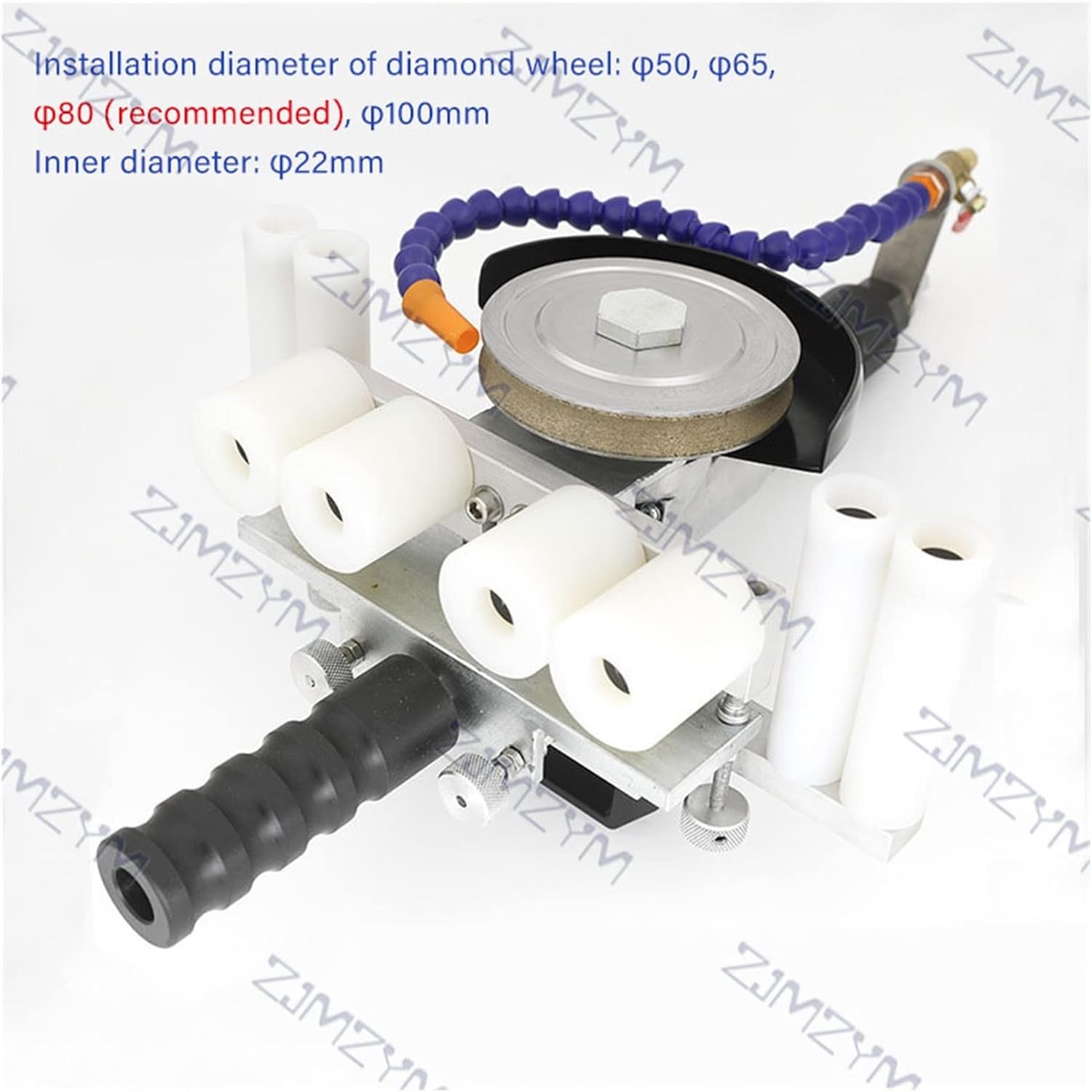 Pneumatic Edging Machine Glass Pneumatic Edger Straight Edge Corner Rounding Machine Ceramics Stone Edge Grinding Machine with Efficiency(10MM)