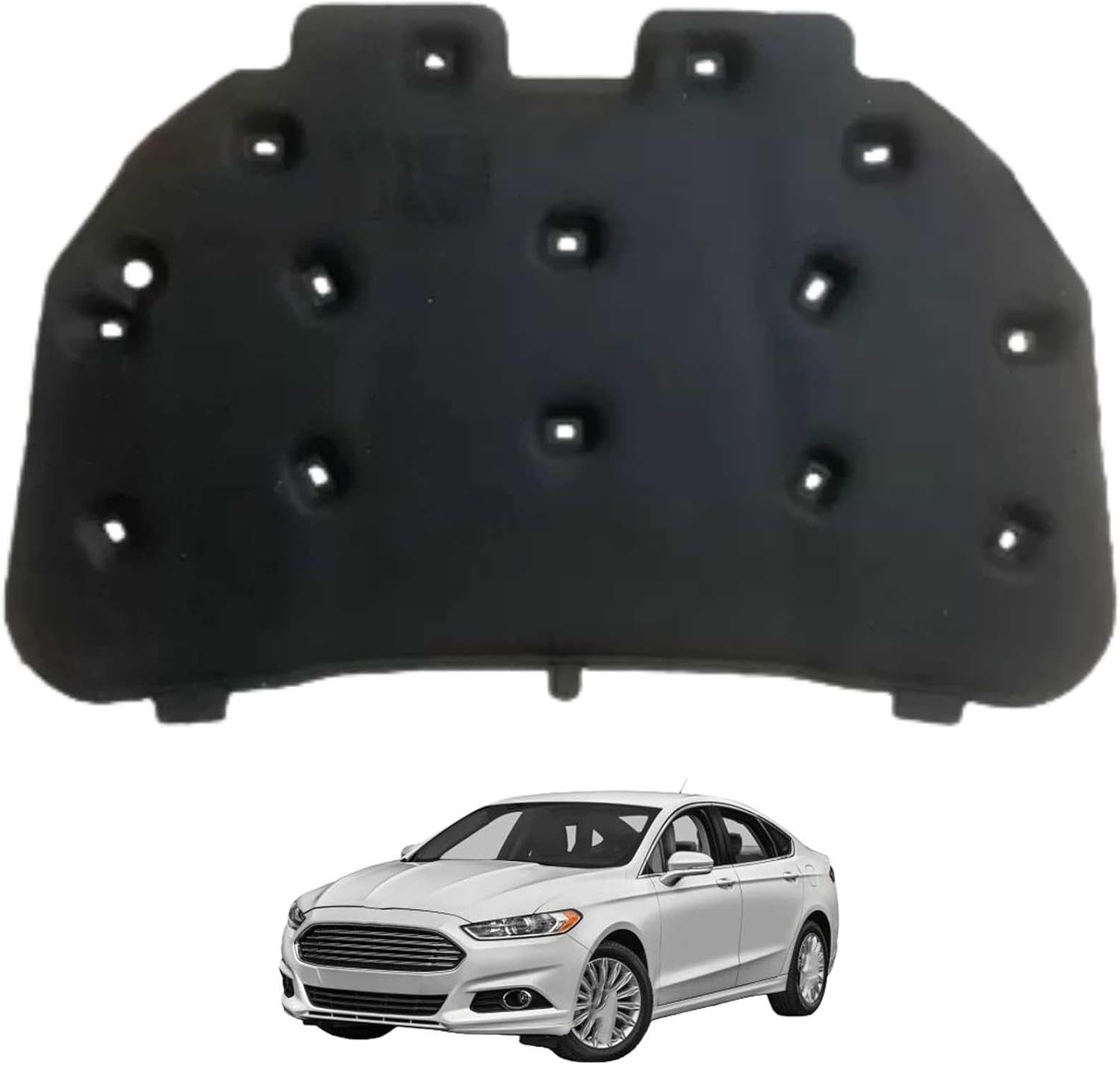 Car Front Hood Engine Sound Pad for Ford Fusion II 2013-2016 OE:HS73F16746, Heat Insulation Cotton Mat Cover Soundproof Car Accessories