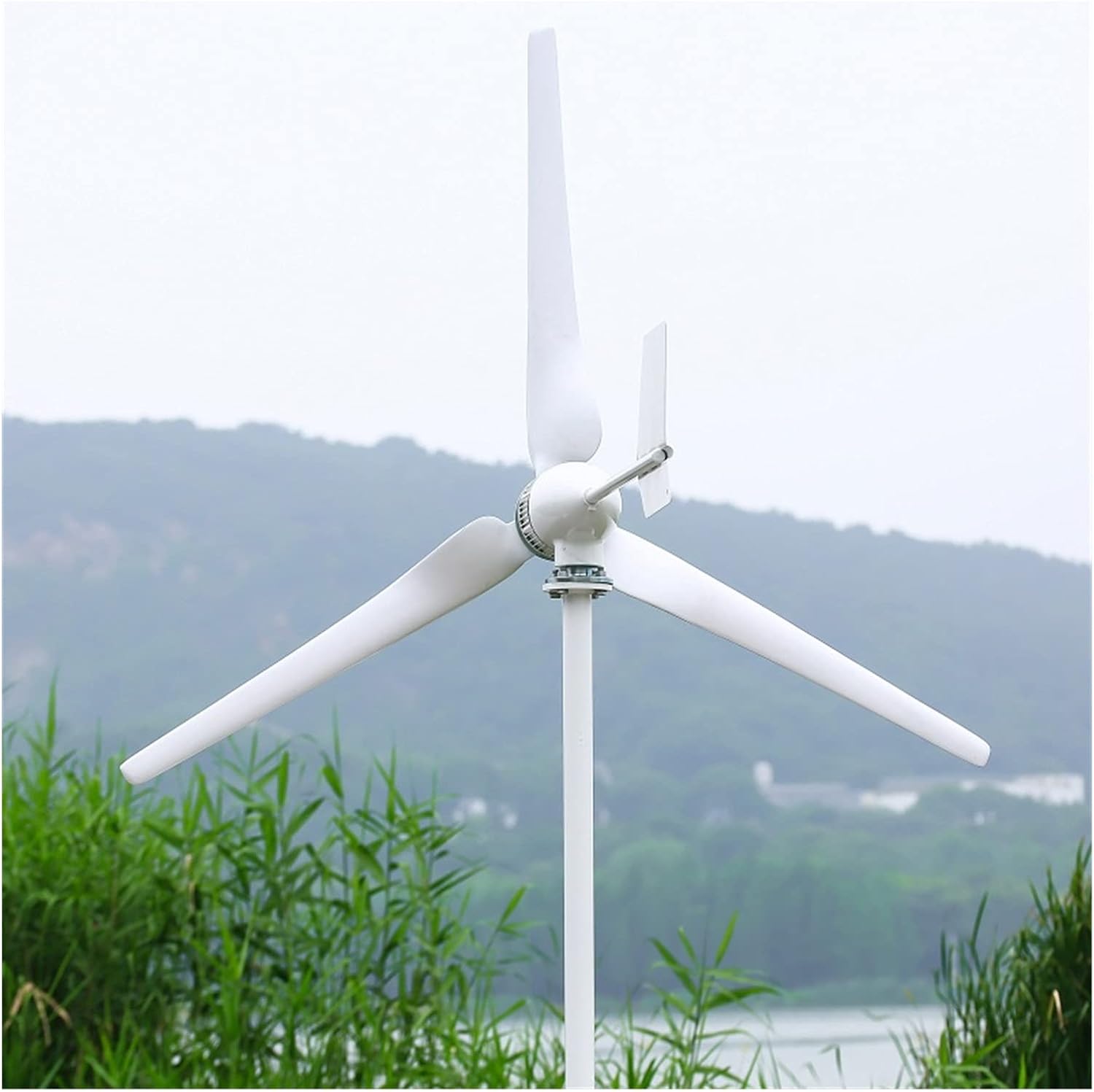 Wind Turbine 1000W Horizontal Wind Turbine Power Generator 24V/48V 3/5 Blades Start up Speed 2m/s Fit For Street Lamps (Color : With wind controller, Size : 3 BLADES_48V), 32804516120