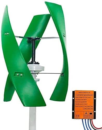 Wind Turbine Vertical 12V-220V Green Wind Turbine Kit 10000W Wind Generator with Controller 3 Fibre Glass Blades