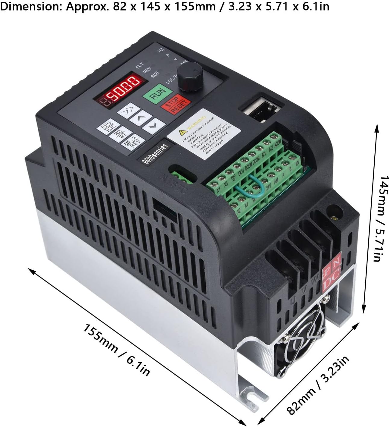 Variable Frequency Converter, Solar VFD for Photovoltaic Pump and Motor Control, 1.5KW 220V