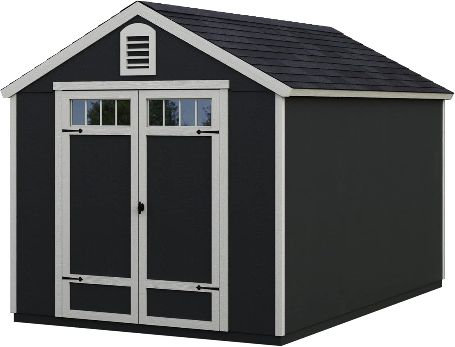 Handy Home Products Greenbriar 8X10 Do-It-Yourself Storage Shed with Floor, Does not Include Paint and Roofing Shingles