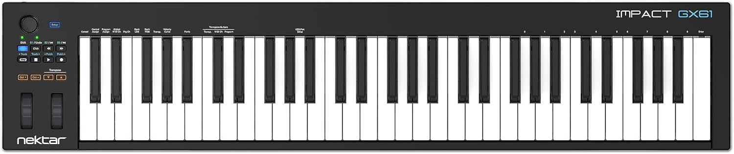 Nektar Impact GX61 USB MIDI Controller Keyboard