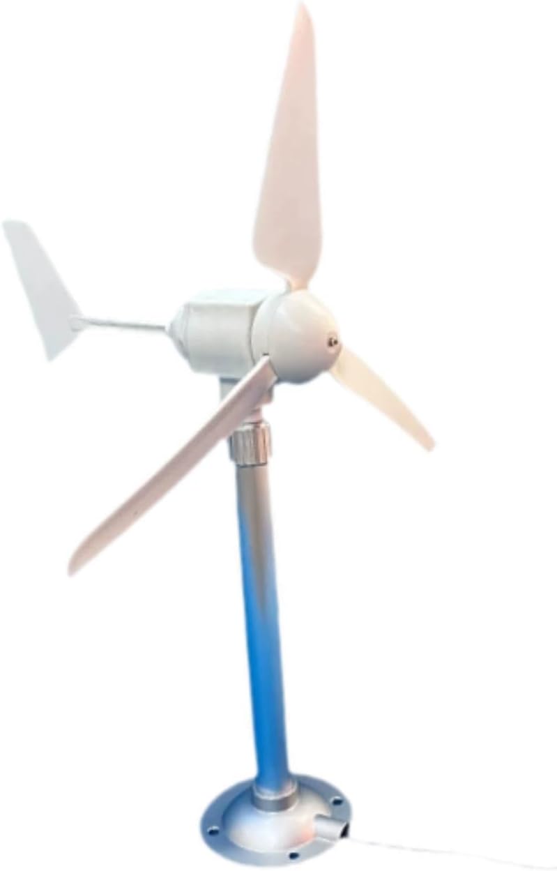Three Wind Turbine Model Miniature Horizontal DIY Compact Professional Portable Automatic Steering Small Wind Turbine