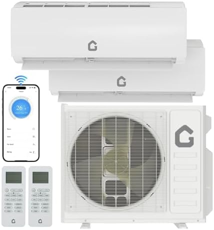 Air Conditioner 18k 18k BTU， SEER 24,WiFi， Energy Star,R454B
