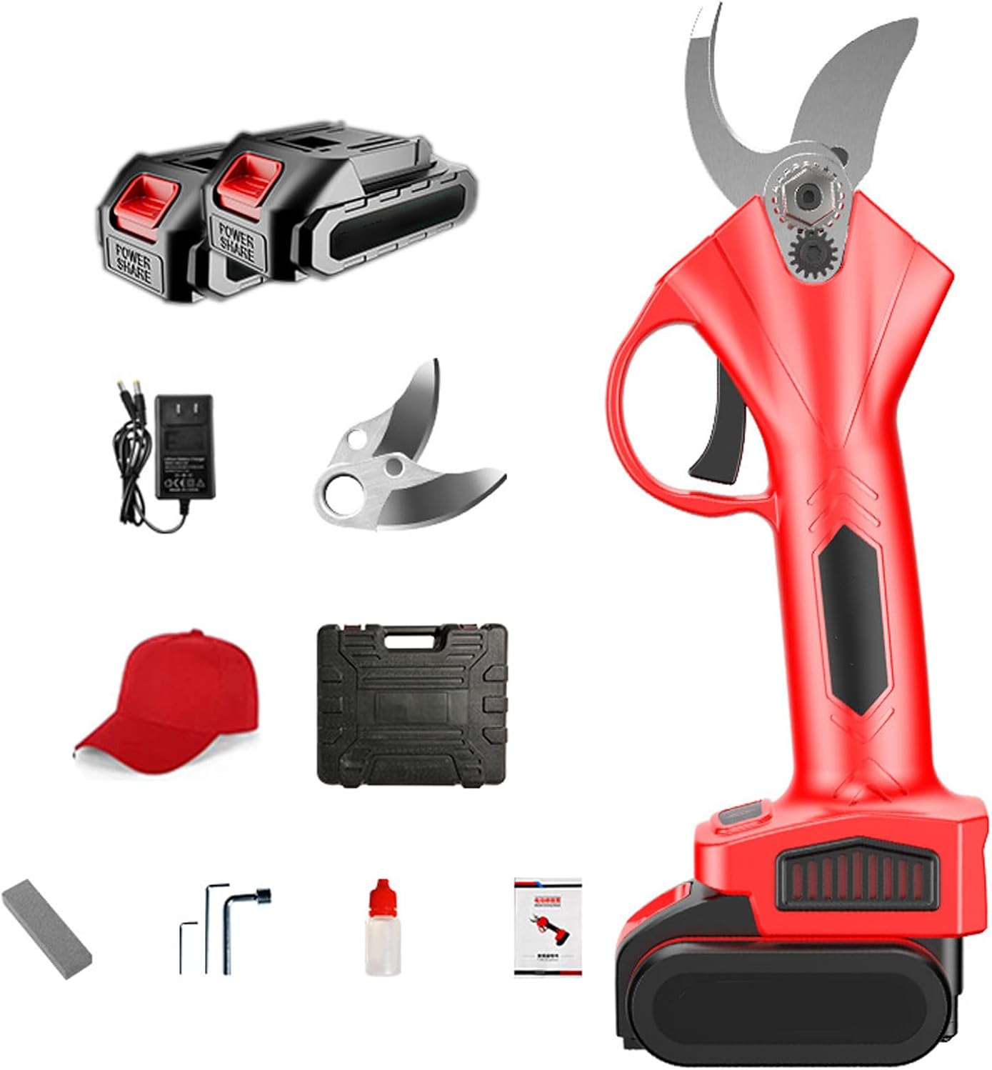 Electric Branch Pruning Machine,Orchard Electric Pruning Shears,Garden Branch Pruning Shears,Branch Shears,Suitable For Farms, Pastures,Orchards(Size:B)