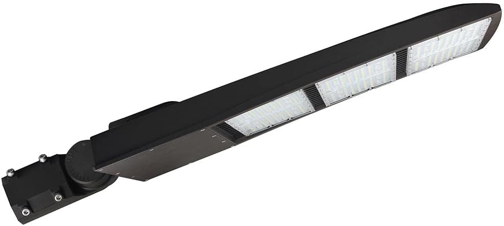 OSTEK 450W LED Parking Lot Light 60750 LM (135lm/w) 5000K LED Pole Light Outdoor Area Street Lighting [1500-1700W HID/HPS Equiv.] Adjustable Slip Fitter Commercial Shoebox Light 100-277V,UL&DLC Listed