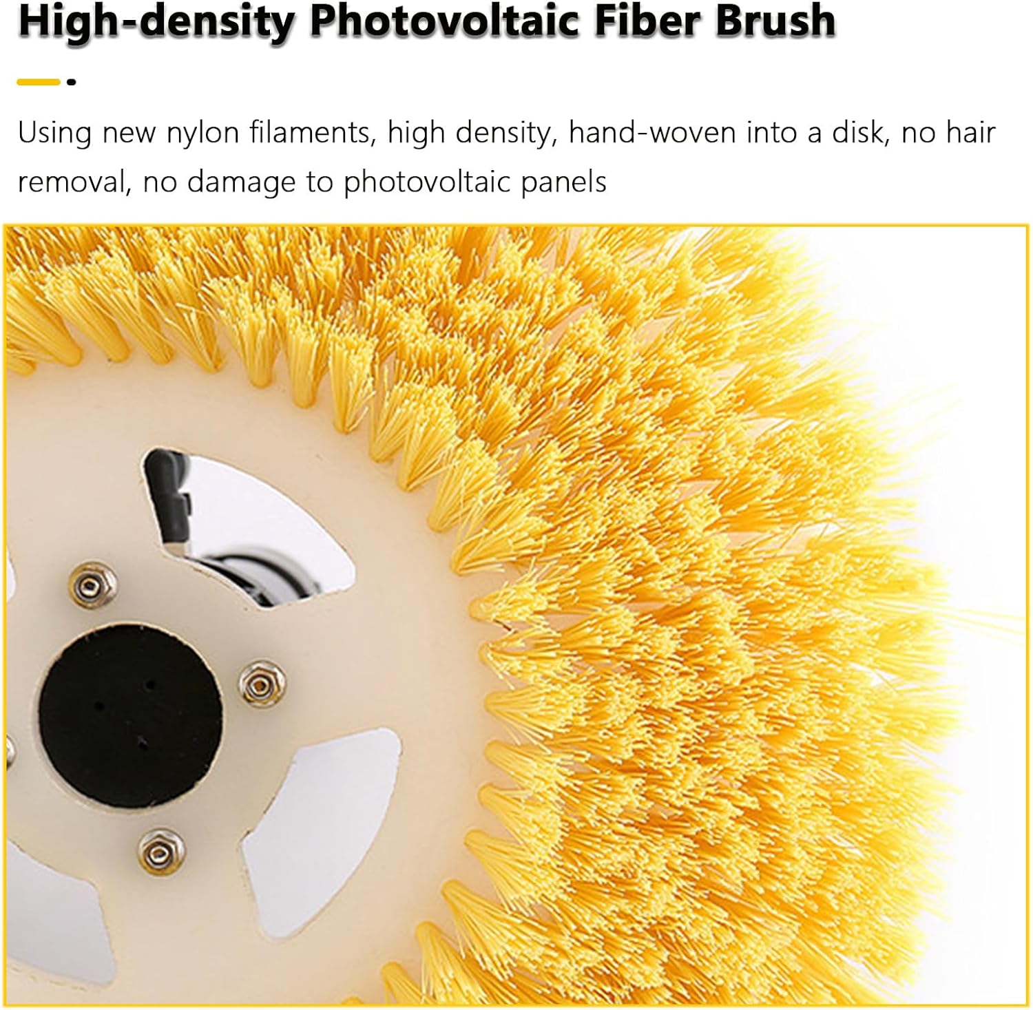 Solar Panel Cleaning Tool, Solar Panel Cleaning Brush and Pole Water Fed Pole Kit, Double Head Automatic Window Glass Washing Equipment for Household & Outdoor,Mains-Version-5.5m