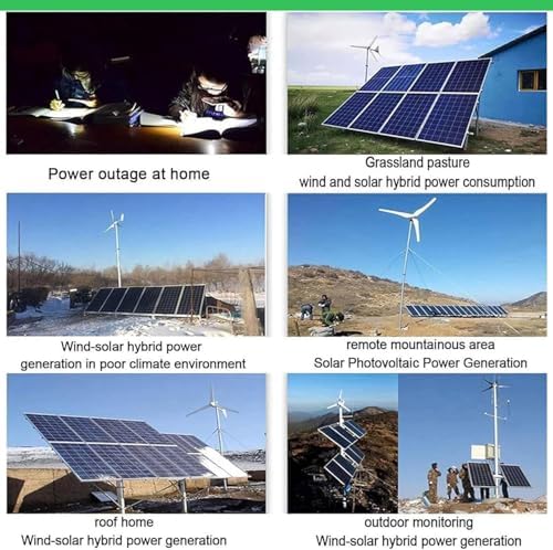 3000W Wind Solar Hybrid Charge Controller for 2000W Wind Turbine & 1000W Solar Panel - Auto MPPT, Efficient Power Management for Renewable Energy Systems