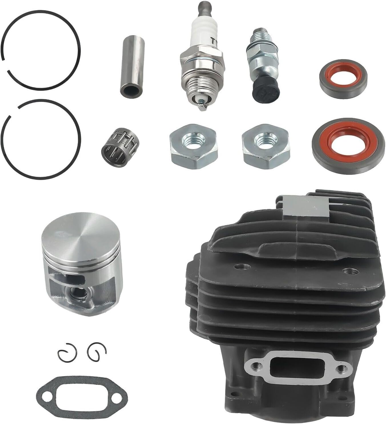 Generic #US Replacement Part for Piston Cylinder MS261 Accessories Trimmer Accs Yard Chainsaw Durable Kit #zopart243673