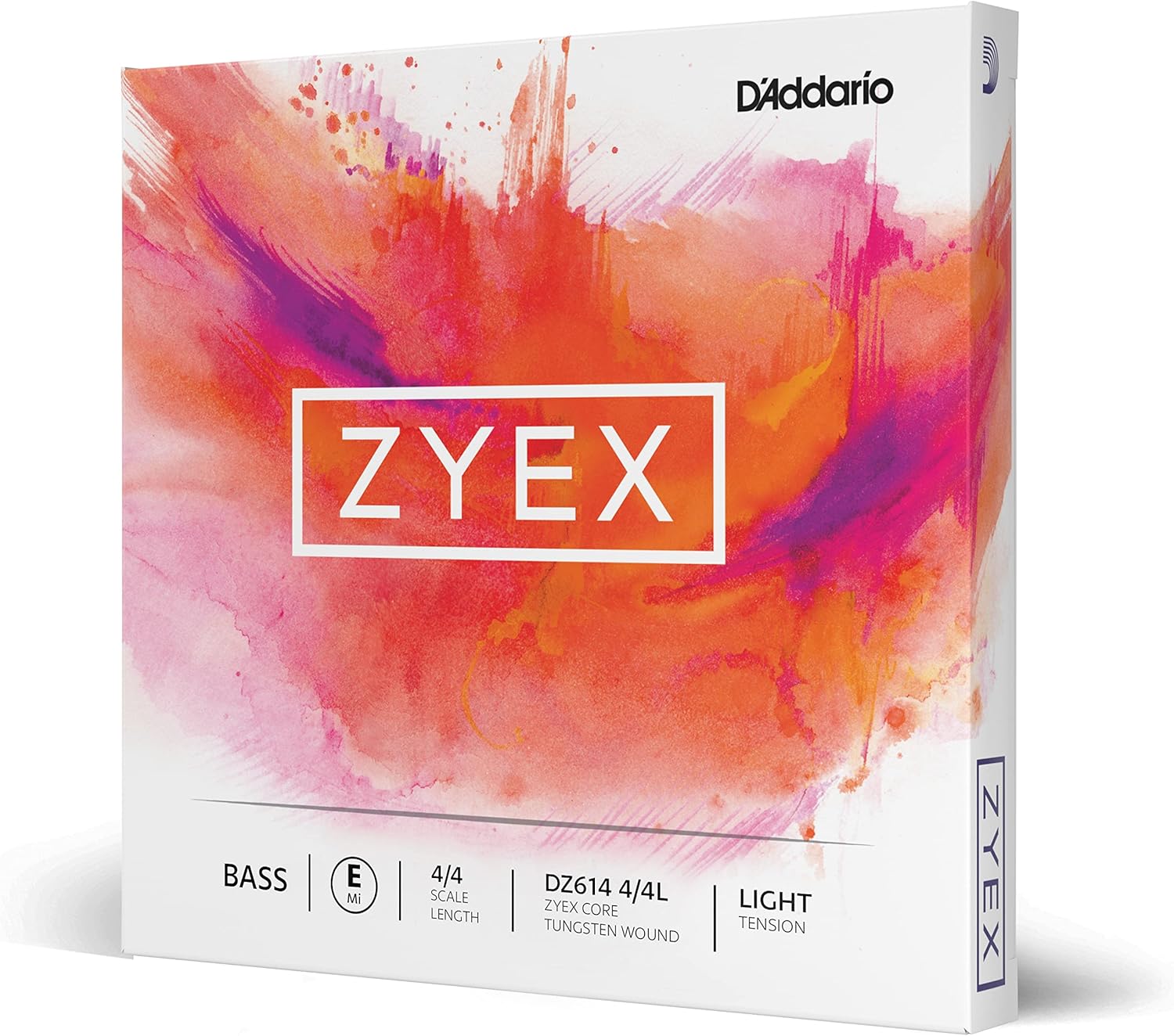 D'Addario Zyex Bass E-String, 4/4 Scale, Light Tension