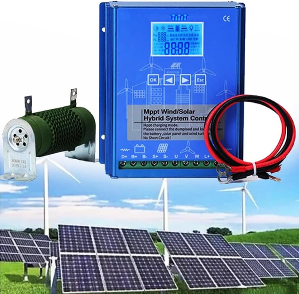 12v,HYZHANHONG New Upgraded Wind Solar Hybrid Charge Controller 8000W-12000W 12V/24V/48V MTTP Auto Distinguish Off Grid Wind Turbine Solar Charg Controller 12000W