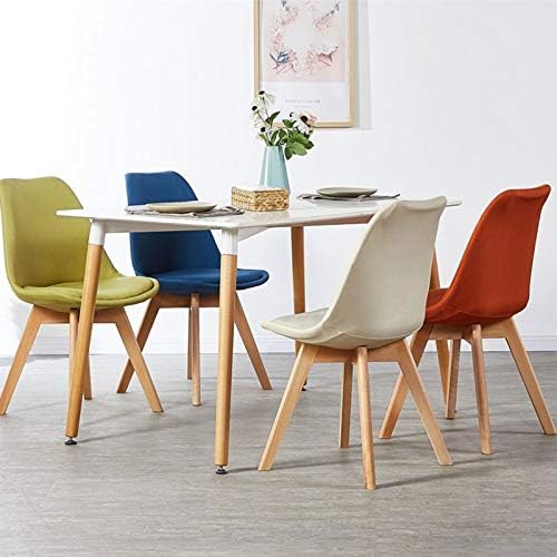 Modern Kitchen Dining Room Chairs Modern Design Dining Chair Home Dining Chair Back Chair Bedroom Computer Chair Writing Desk Chair Office Chair (Color : Beige)