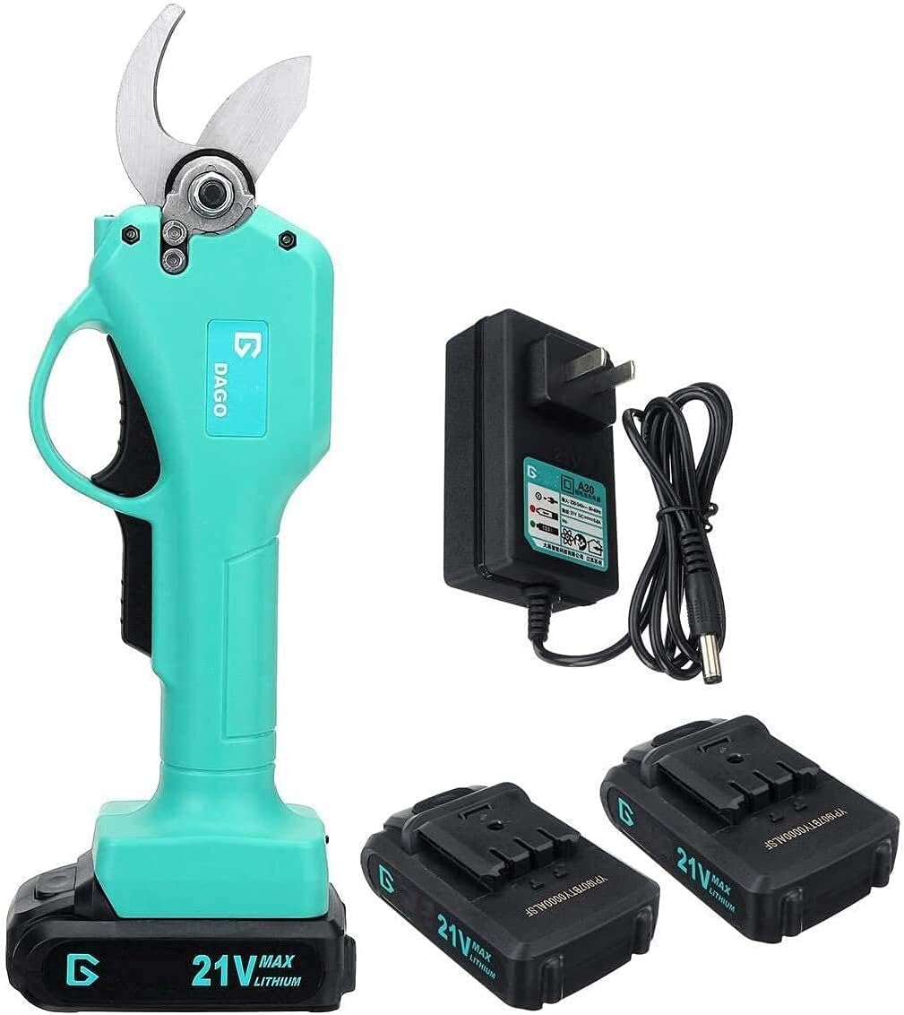 Professional Electric Pruning Shears Led 21V Cordless Electric Pruning Shears Branch Cutter Electric Fruit Pruning Tool