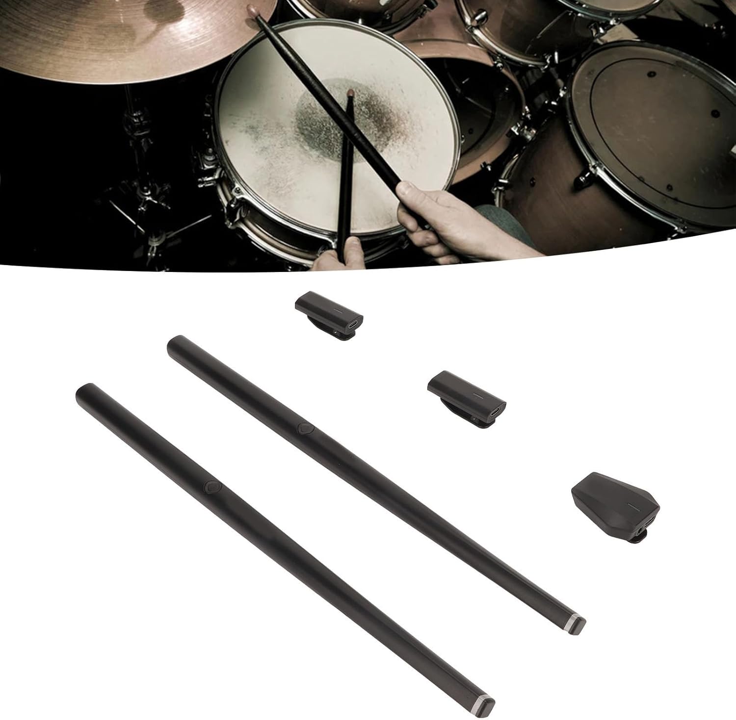 Portable Electronic Drum Set Virtual Drum Set Digital Percussion Machine with Lessons for Beginners Adults