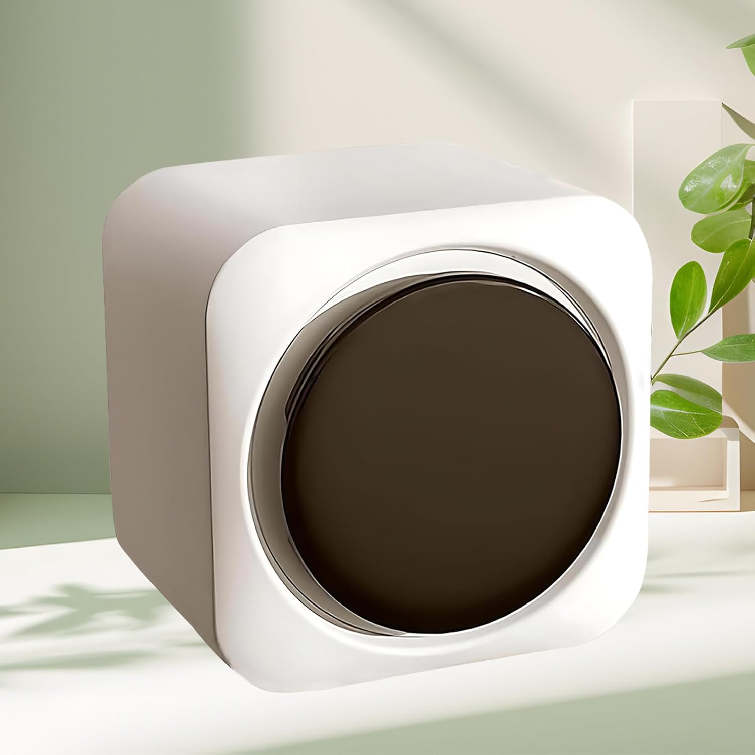 Smart Drum Washing and Drying Machine,3.5l Touchscreen Operation,Stainless Steel Inner Drum,Four Programs: Wash/Dry/Wash/Dry/Clean-for Apartment, Dorms Desktop