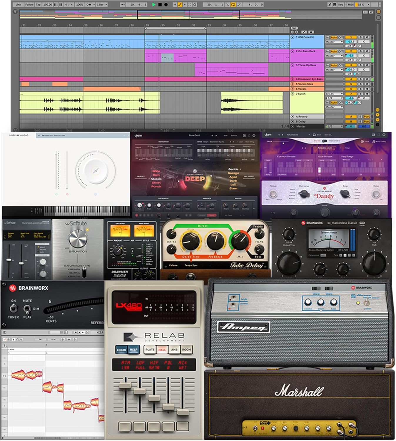 Universal Audio Volt 2 USB Recording Studio Audio Interface