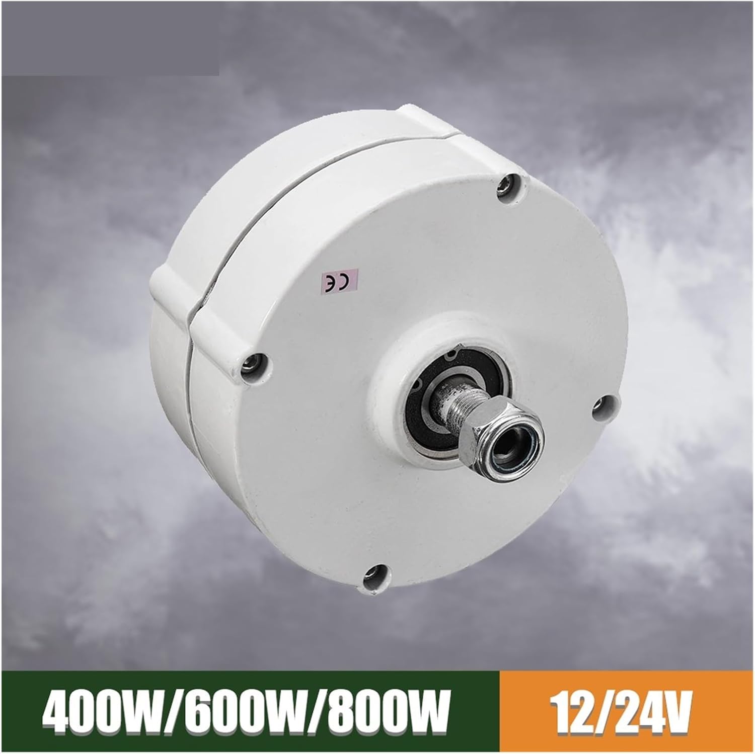 Generators 400W 600W 800W Low Speed 12V 24V 3 Phase Gearless Permanent Magnet AC Alternators for Wind Water Turbine for Home Use Low Starting Speed for Home(Without Base,12V_800W)