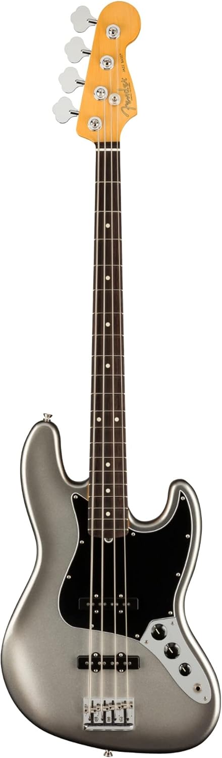 Fender American Professional II Jazz Bass, Mercury, Rosewood Fingerboard