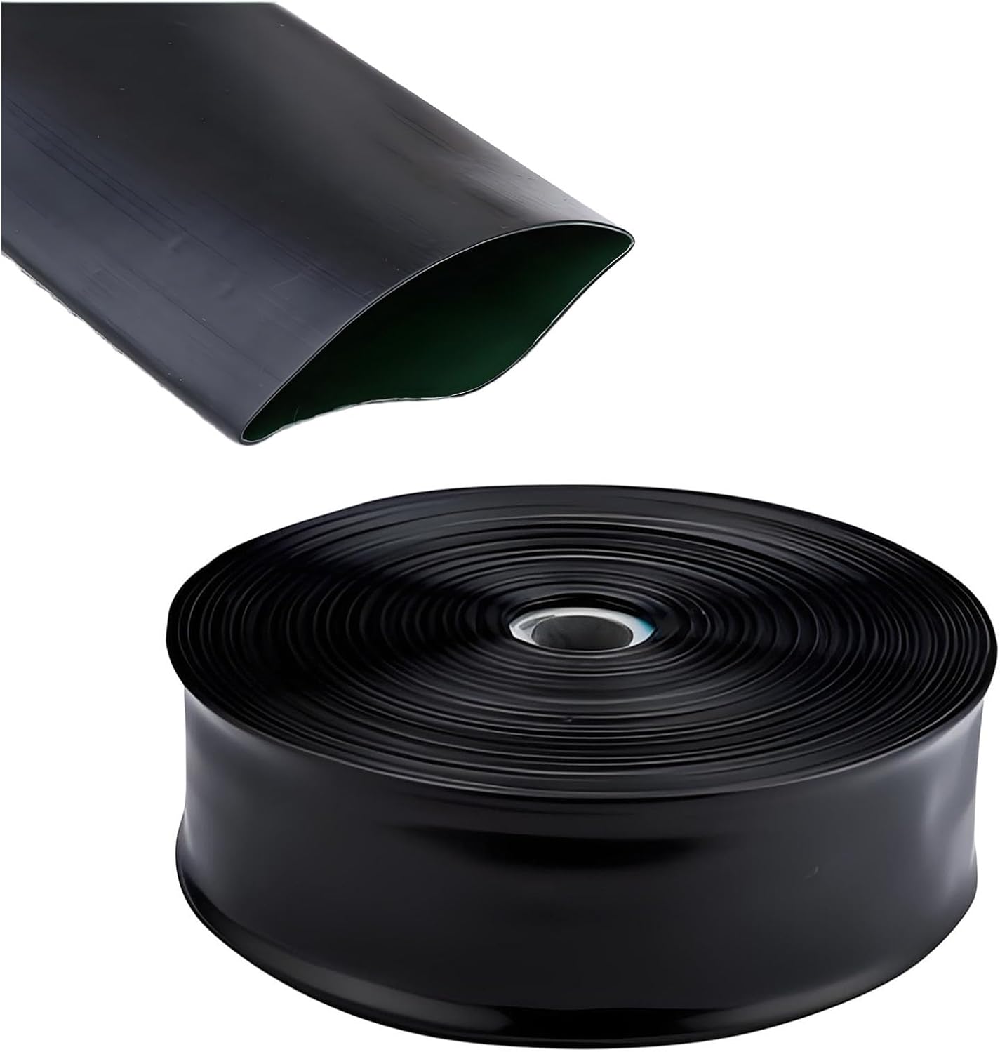 Soaker Hose for Garden Drip Irrigation System Flat Design Flexible Pipe for Flower Beds Vegetable Gardens 100m 5inches