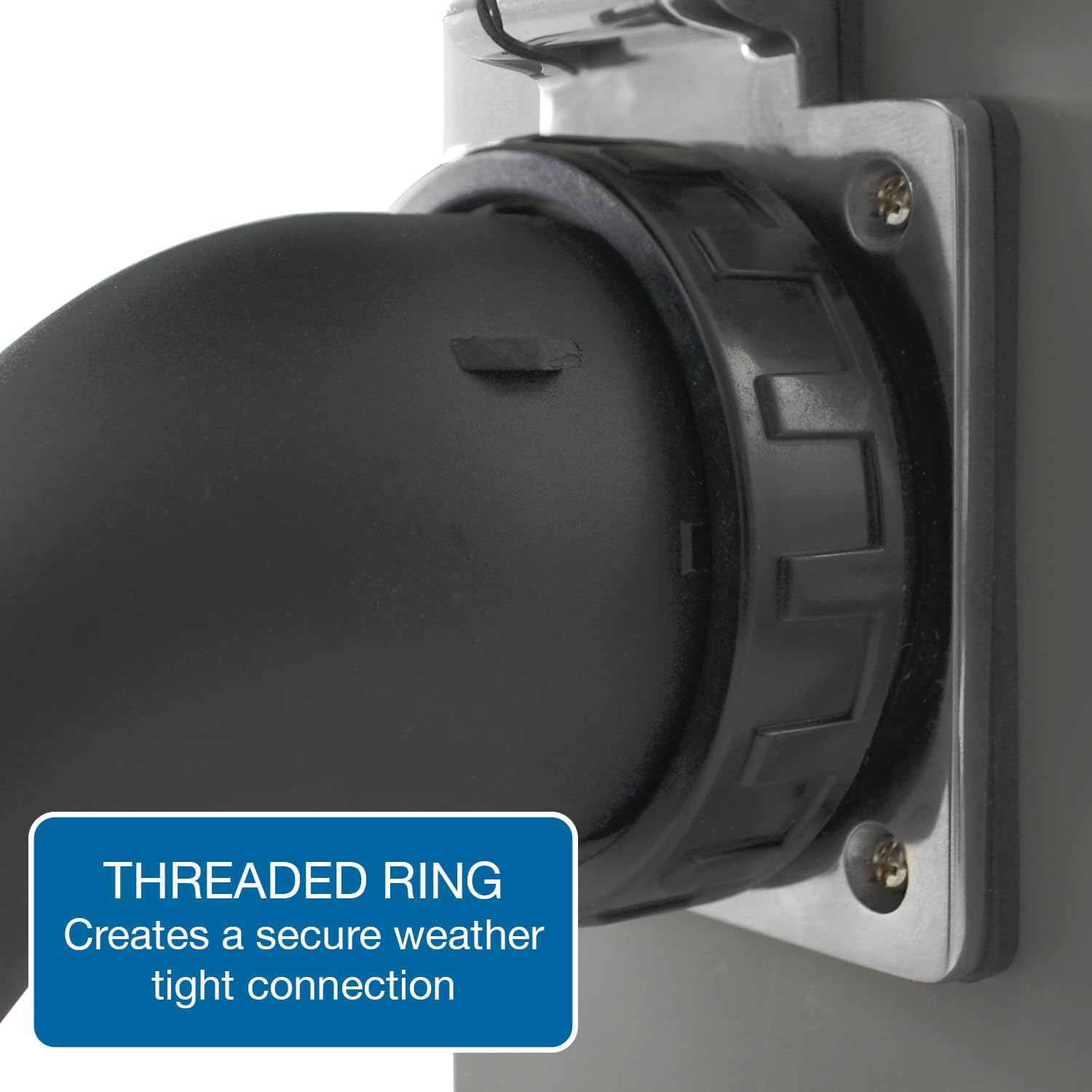 Conntek 50 Amp 50 ft RV/Generator Cord with Reverse Polarity Indicator, Heavy Duty 6/3+8/1 Gauge STW Wire, 14-50P Male and SS2-50R Twist Locking Female for RV Camper and Generator to House