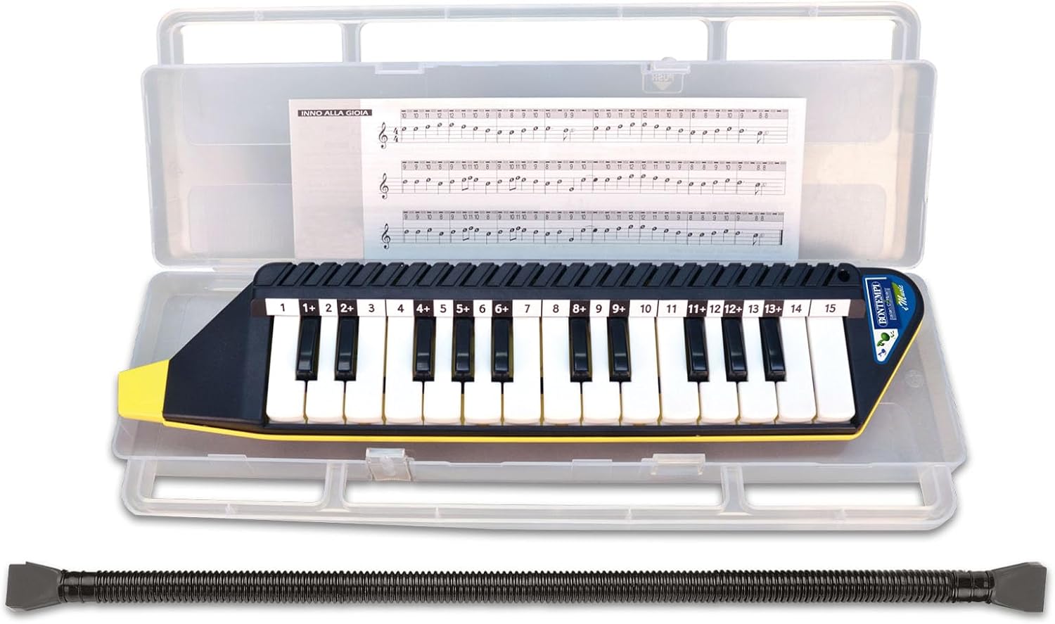 Bontempi-33 4262 – Melodica 25 Keys with Case, 334262, White Black