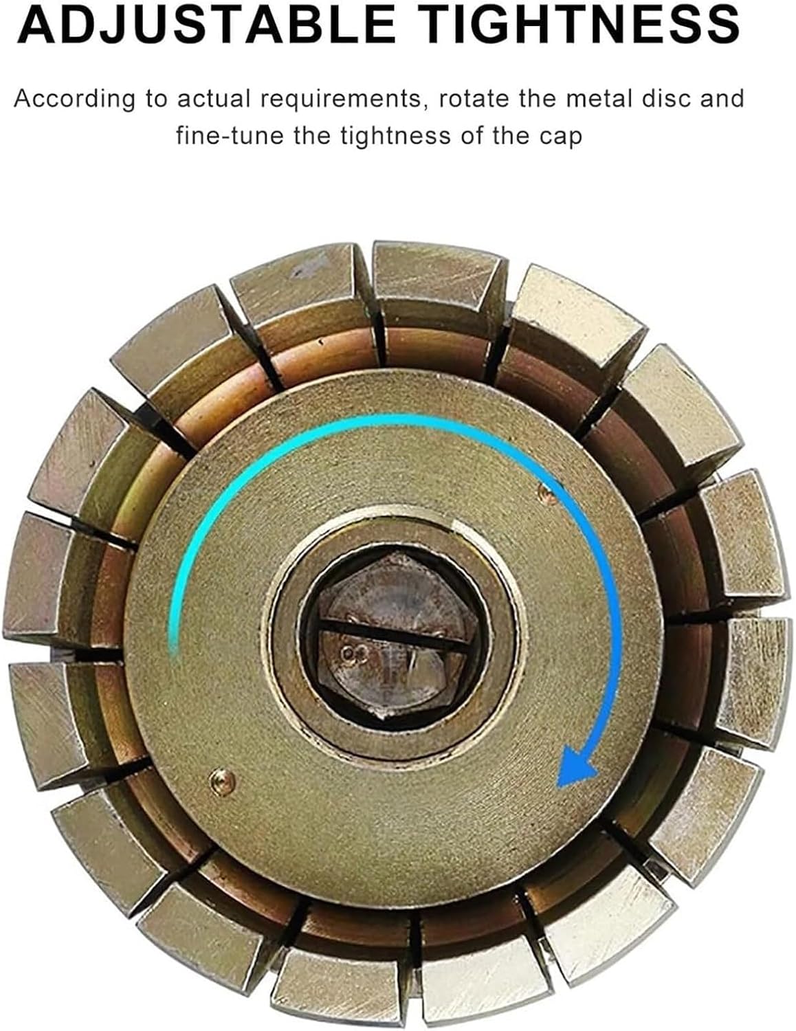 Pneumatic Crimping Tool, Handheld Drum Cap Sealer with Adjustable Tightness, Max Pulling Force 1300lbs, Manual Sealing Machine for Oil Barrels