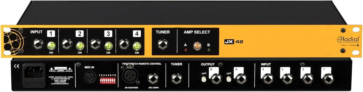 Radial JX42 V2 Guitar and Amp Switcher