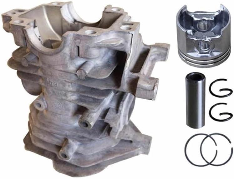 [Outdoor Tools] Genuine GS370 Cylinder Piston KIT 38MM Chrome for OLEO MAC 937 for EFCO 137 35.2CC Chainsaw ZYLINDER Assembly KOLBEN Ring PIN Clip [Replacement Parts]