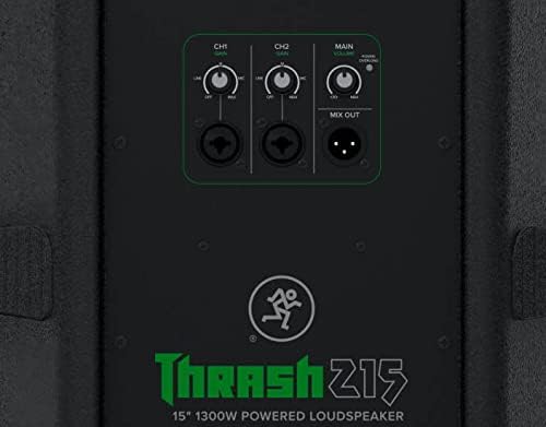 Pair of Mackie Thrash 215 1300-watt 15-inch Powered Loudspeaker with 15