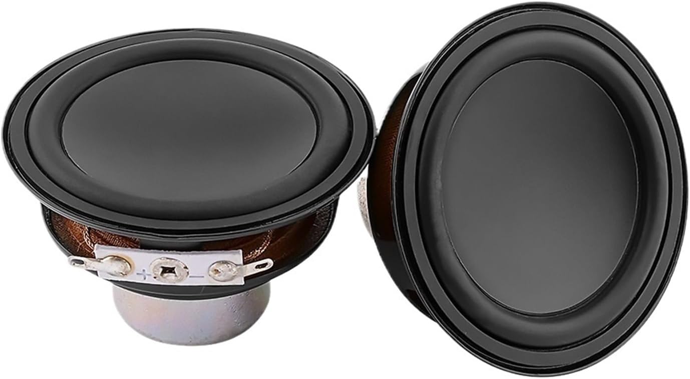 2Pcs 2.5 Inch Midrange Bass Speaker 6 Ohm 20W Woofer Loudspeaker Neodymium Magnetic Audio Sound Music Speaker