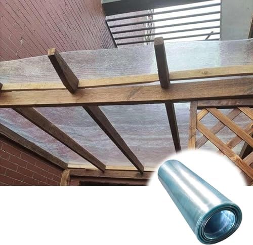 Polycarbonate Greenhouse Walk-in Green House Kit Garden Plants Grow,Clear Polycarbonate Roofing Sheet 1.2x20m Daylighting Plate with UV Protection for Outdoor Canopy Carport Easy to Bend & C