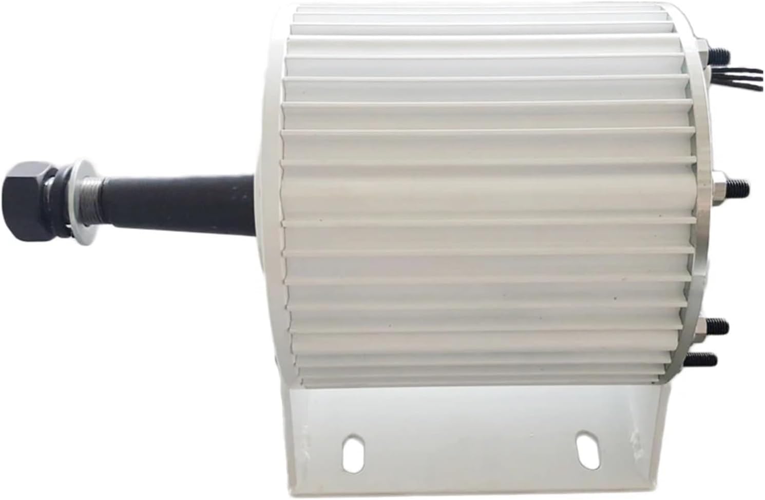 Wind Turbine Generator Kit, 5KW Electric Generator 24V 48V 96V Low RPM Alternator Permanent Magnet Rare Earth Turbine 5000W with Base for Hybrid Solar Wind System(WB,Direct Shaft_96V_5000W)