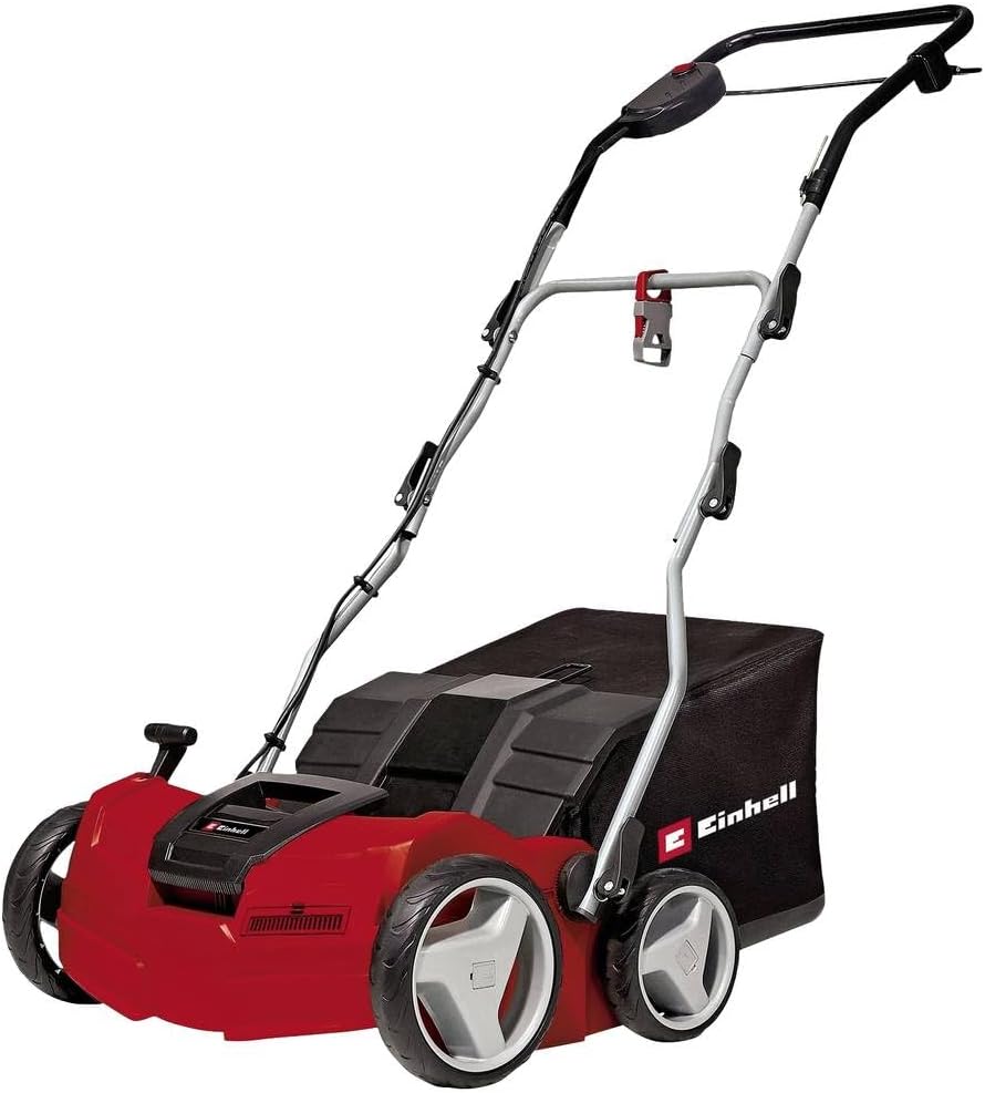 Einhell Expert GE-SA 1640 Electric Scaler 1600 W 230 V 4 Depth Levels Working Width 40 cm Bag Capacity 48 L with Aerator Roller (Ref. 3420590)