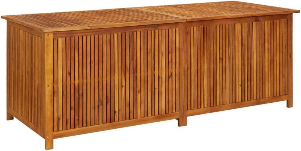 Patio Storage Box,deck box,outdoor storage box,wood deck box,box,patio furniture,for Patio, Lawn, Backyard, Outdoor Indoor, 78.7
