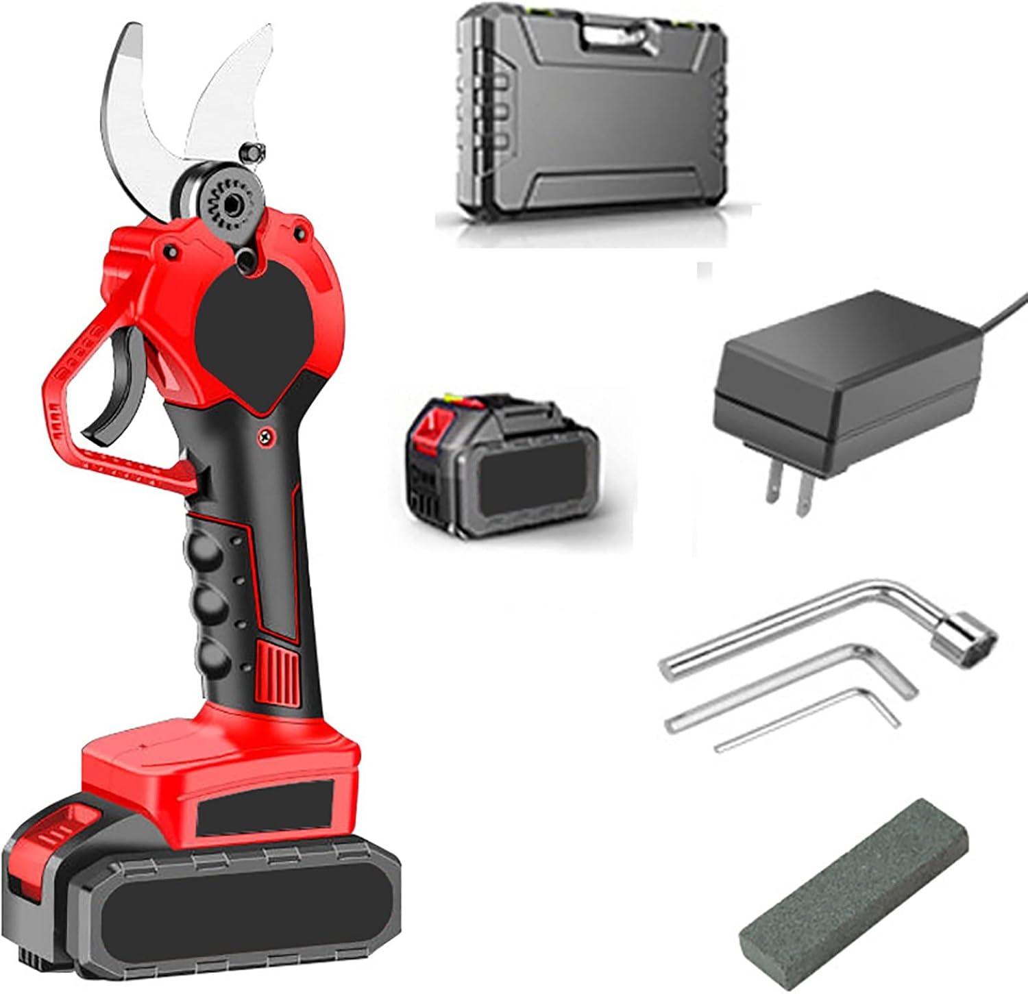 Electric Pruning Shears, Cordless Electric Tree Pruning with Brushless Motor, with Lithium Batteries- 30MM Max Cutting Diameter