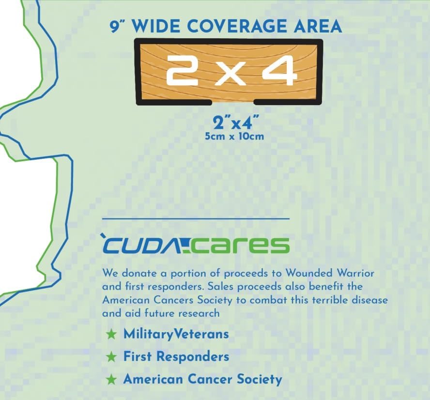 Cuda Boat Trailer Bunk Carpet 9 Inch Wide x 40ft-Premium Pontoon Trailer Bunk Carpet Marine Grade Parts Accessories Gray Grey Charcoal Lift Runners Covers Waterproof