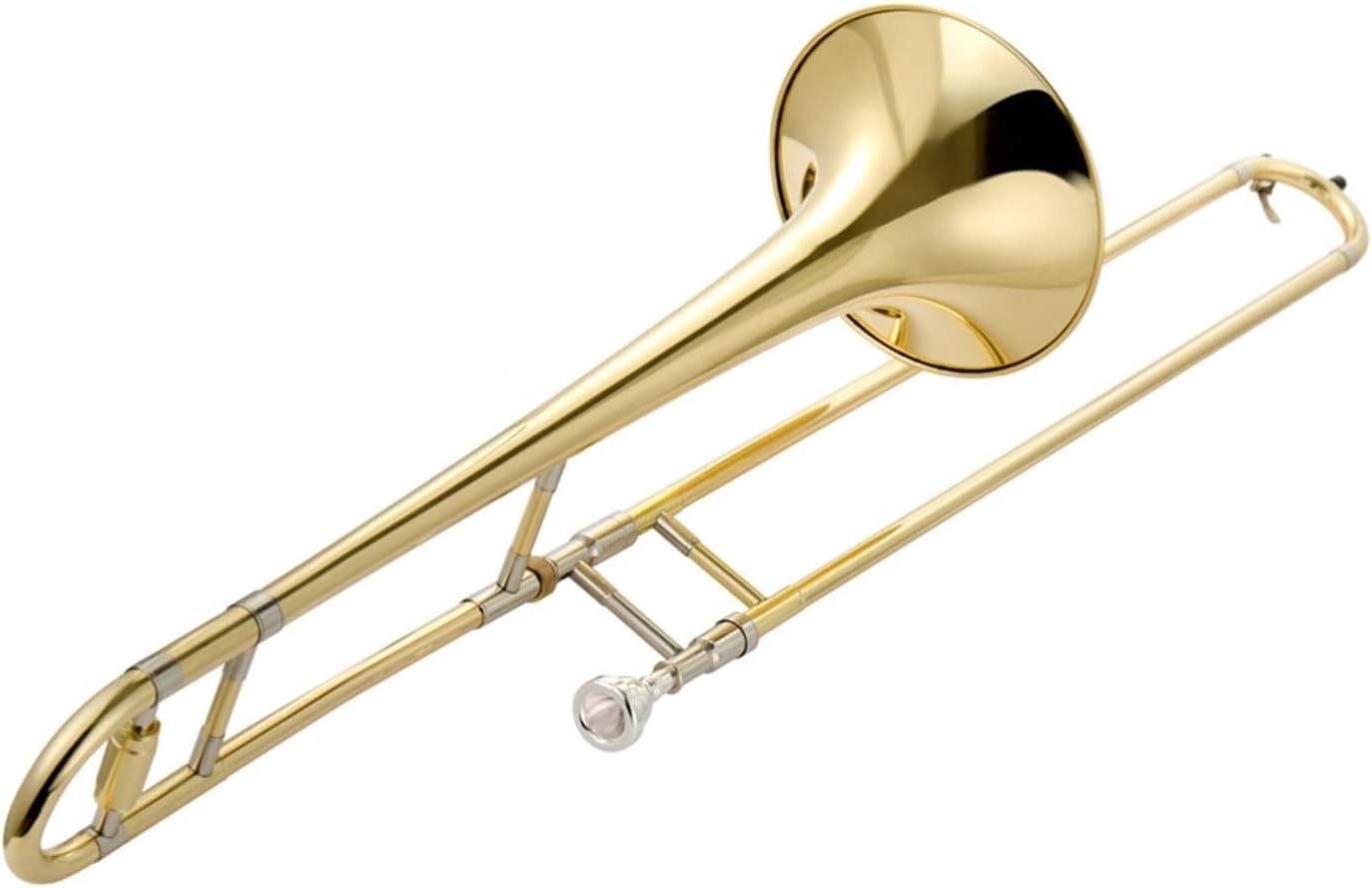 Adult Trombone Instrument Tenor Trombone In B Flat Instrument Gold