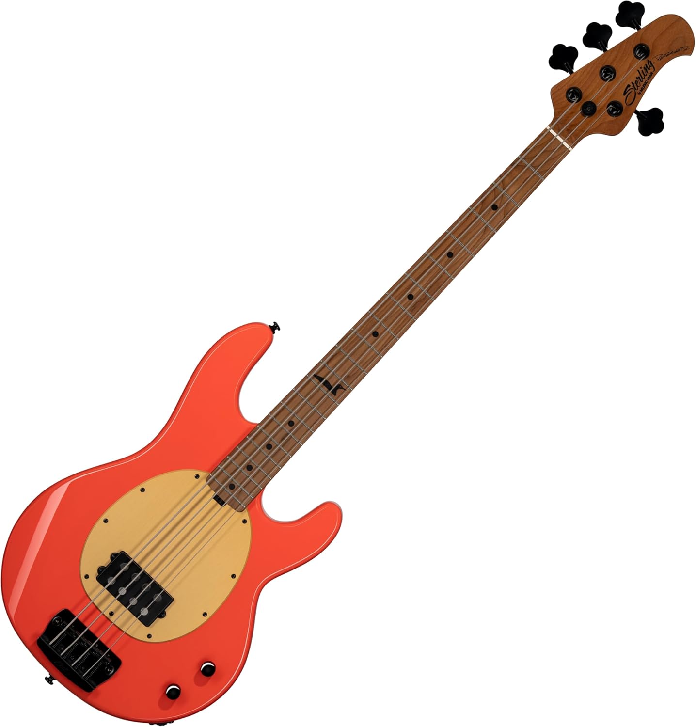 Sterling By Music Man Pete Wentz Signature StingRay Bass Guitar - Fiesta Red