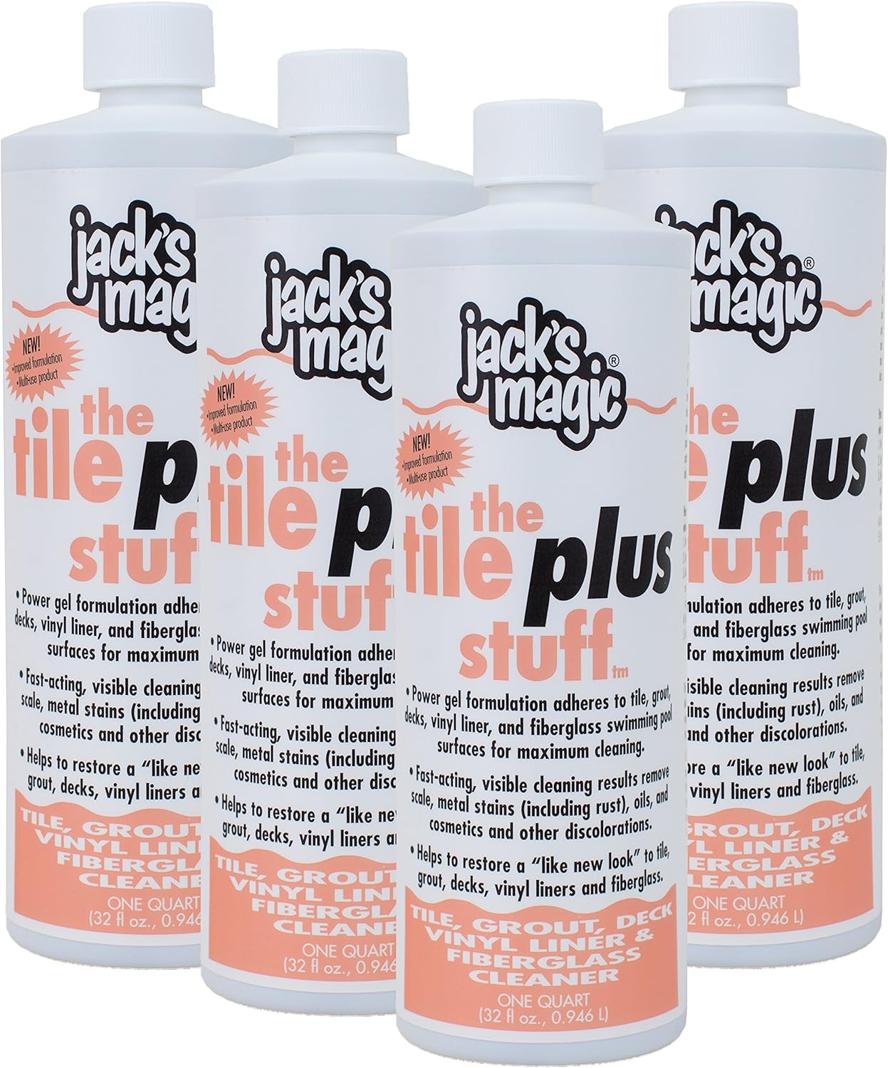 Jack's Magic The Tile Plus Stuff (1 qt) (4 Pack)