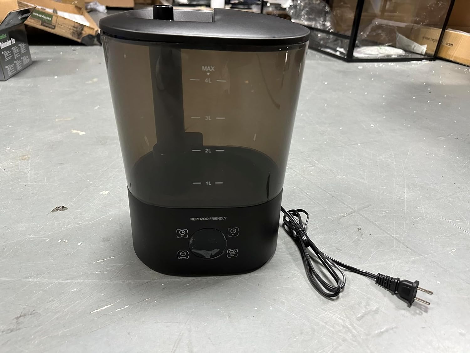 Generic Reptile Fogger for REPTIZOO Friendly, Black