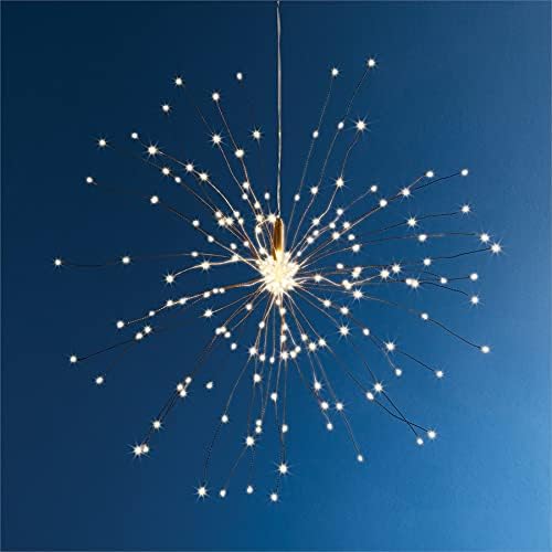Napa Garden Collection-Napa Night Sky LED Starburst Lights (Large), White, 18 inches