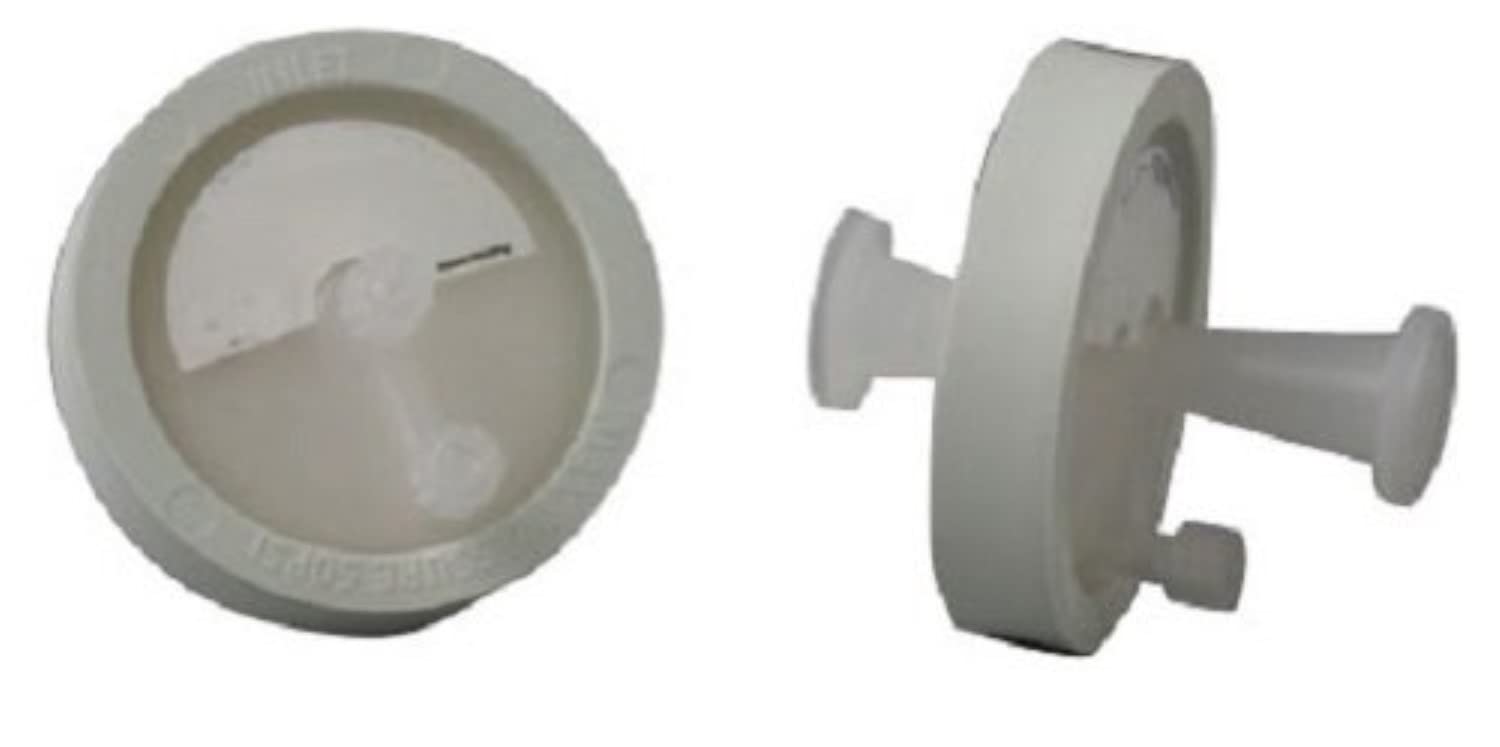 3M Zeta Plus BC Series Capsule with CP Series Filter Media, 30CP Grade, Luer Connections, 25 cm Squared Depth (Case of 4)